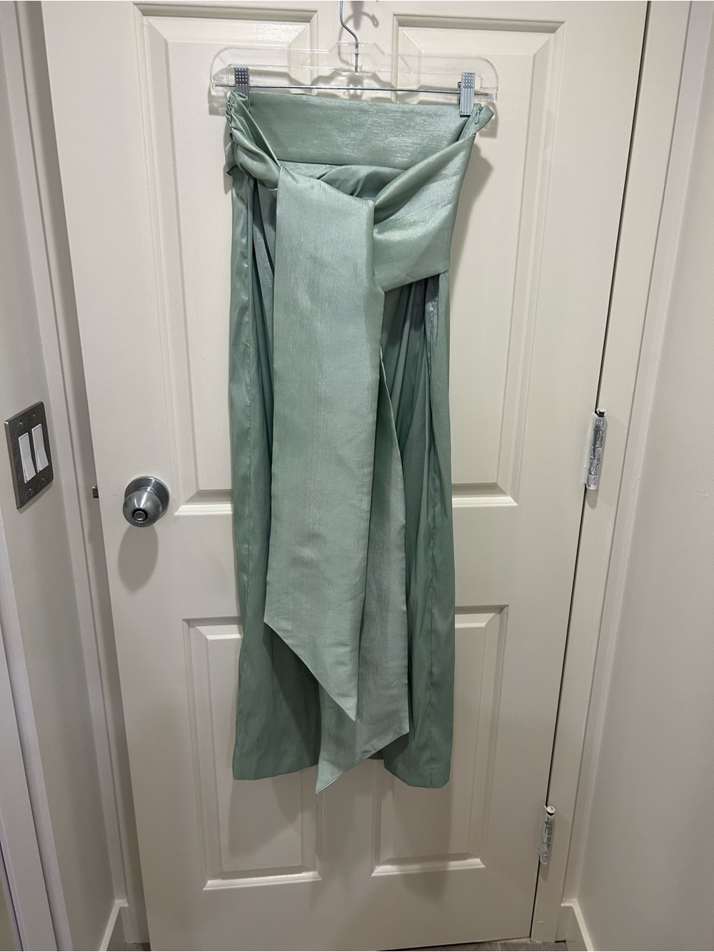 Tuckernuck Taffeta Tie Skirt NEW! Summer/Autumn Green Color ❤️ - Picture 3 of 3